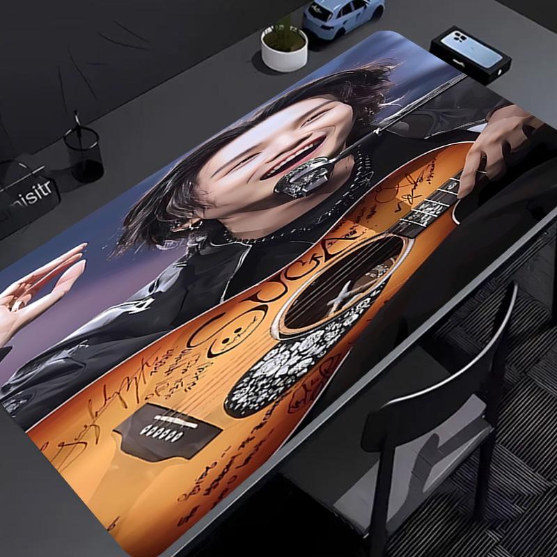 Jin singer2 Mouse Pad - Non-Slip Rubber Base, Smooth Surface for Work,Gaming,Office,And Home Use, Desk Mouse Pad