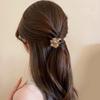 Exquisite Camellia Hair Clip: Elegant Shawl Accessory for Short Hair, Ideal for Stylish Half-Tie Looks and High-End Fashion.