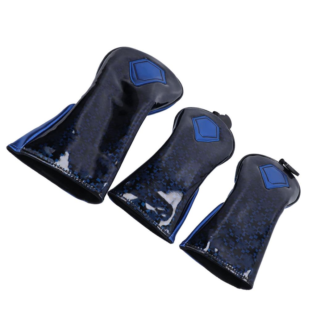 Golf Club Head Cover for Driver Cover Blade Putter Cover PU Leather Headcover Protector
