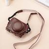 Sony RX100 Series Leather Camera Case - Compatible with RX100M6, RX100 M2, M3, M4, M5A, M5, WX700, HX90 - Black