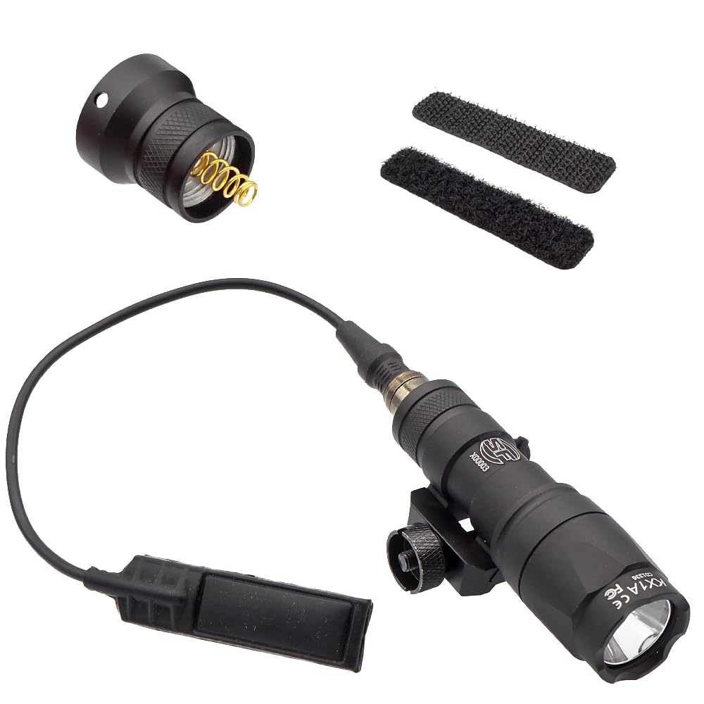 [Military Garage] SF Engraved M300A Type Scout Light & Two-Phase Click Remote Switch, Compatible with 20mm Rails, High-Intensity White LED