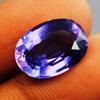 Loose Gemstone 7.35 Ct Natural Purple Tanzanite Oval Cut For Earrings