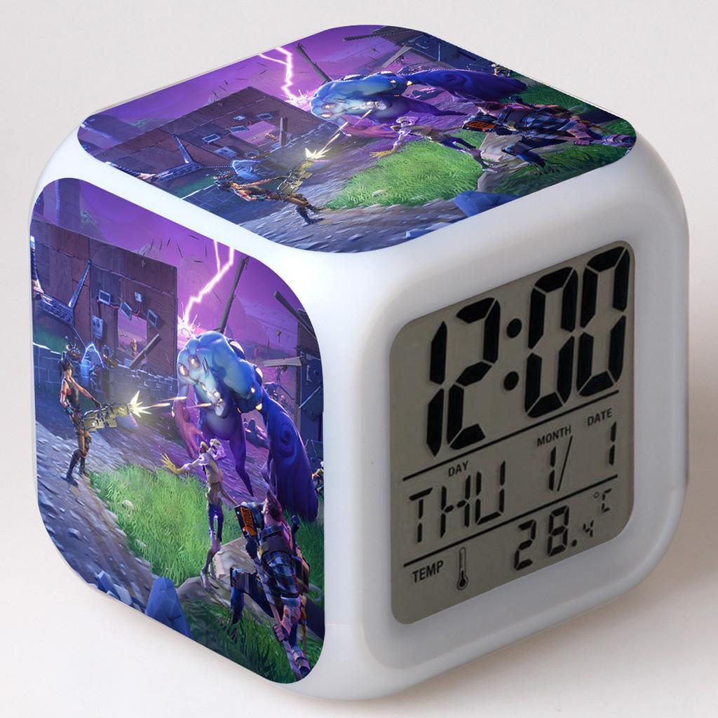 7color Multifunction Digital Alarm Clock Led Watch Alarm Clock