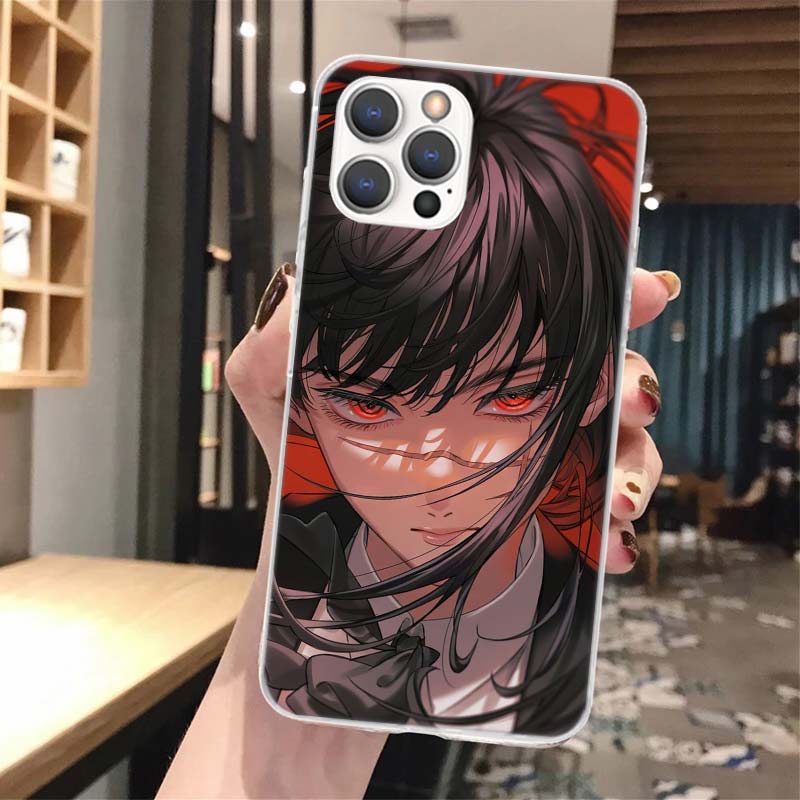 C-Chainsaw Mans Yoru War Devil Soft Phone Case For iPhone 17 Air 16 16E 15 14 Plus 13 Mini 12 11 Pro Max X XR XS 7 8 + SE 2020 P