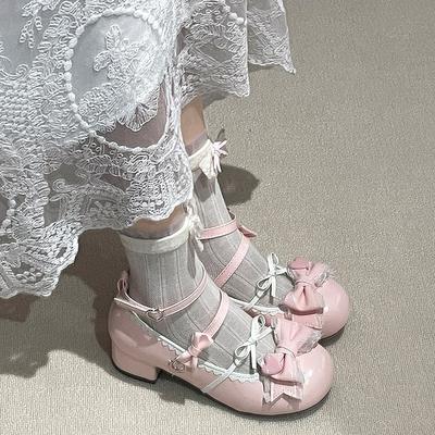 Queen Fan Retro Versatile French Light Mouth Thick Heel Single Shoes Women's Summer 2025 New with Skirt Mary Jane Shoes