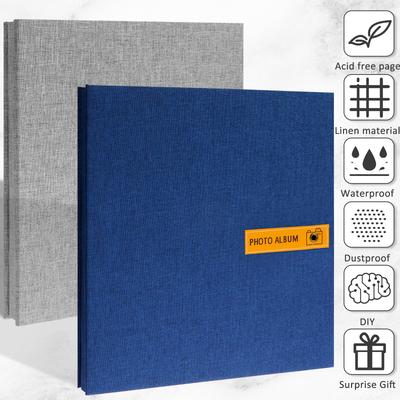 40 Pages Large Photo Albums Self Adhesive Scrapbook Paper DIY Scrapbooking Album for Wedding Anniversary Gifts Memory Books