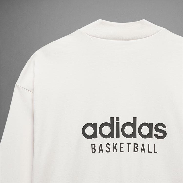 Adidas Originals Trefoil Chapter 1 Basketball Long Sleeve T-Shirt Unisex Tops White IA3424