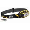 Compact Petzl Aria 2 Waterproof Headlamp - 450 Lumens - Black/yellow - Battery or Rechargeable Battery - E069ca00
