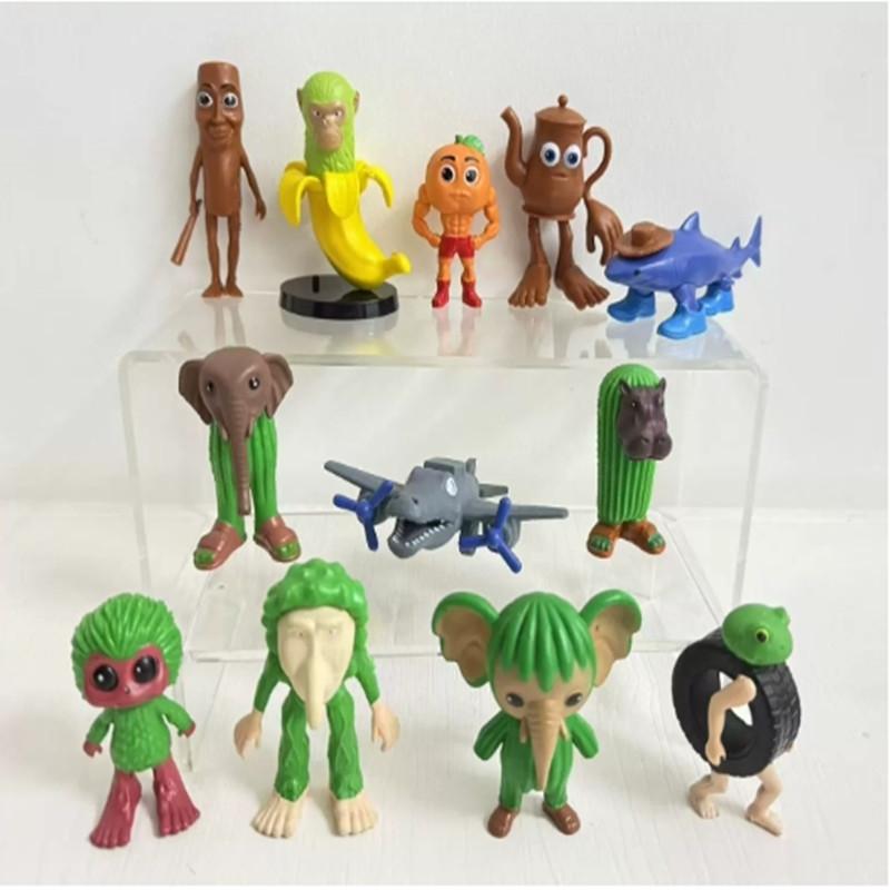 

Итальянский Маразм ИИ Животные Тунг Тунг Тунг Сахур Фигурка Тралалело Тралала Фигурка Кукла Игрушка Украшение для Стола Модель Орнамент Подарок 12PCS-Style C