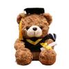 Schattige Afstudeer Teddybeer Pluche Speelgoed Beer Pop Gevuld Speelgoed Knuffeldier Jongen Meisje Studenten Verjaardag Afstudeer Cadeau