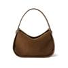 New Suede Crossbody Bag High-quality Genuine Leather Magnetic Closure Box Bag Personal Design Handbag High-end Elegant Women Bag