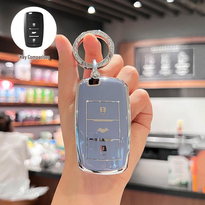 Changan Car Key Case: Compatible with Nuo, Mi Yu, Lumin, Benben, Eado, CS55, Yi Dong DT - 35 Shell Bag for Women.