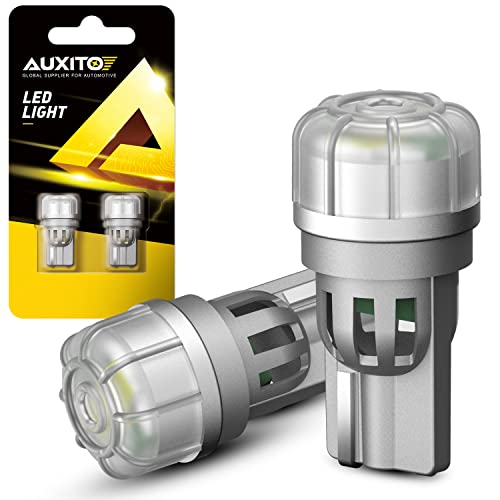 

AUXITO T10 LED White 5500k Super Bright LED T10 Position Lamp/License Plate Light/Room Lamp 3pcs 3020 Chip 3x Brightness Omnidirectional Illumina