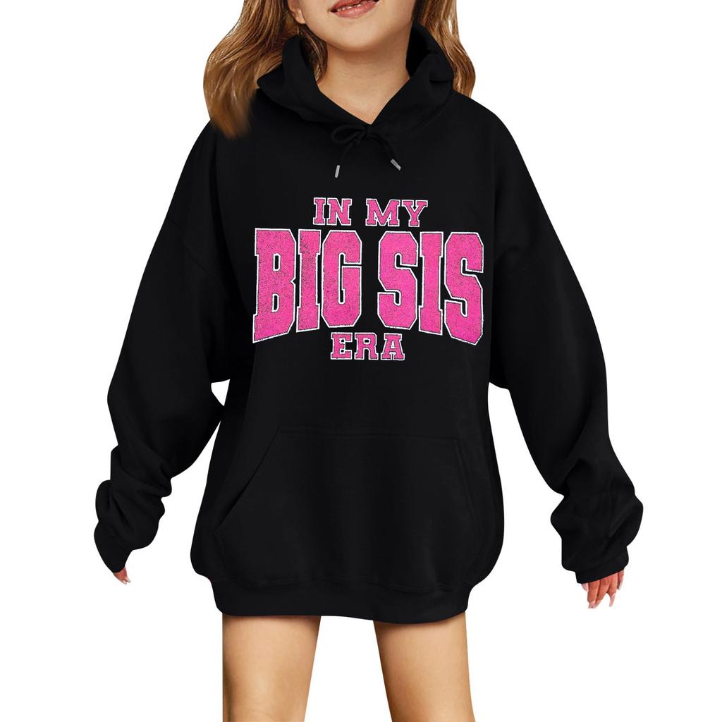 Sweatshirts For Teen Girls Hoodies Long Sleeve Drawstring Pullover Cute Oversized Hoodie