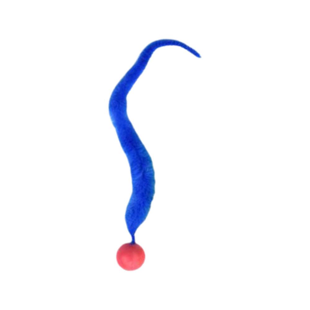 Kitten Interactive Toys Tickle Cat Colorful Bouncing Kitten Cat Playing Bite Pet Teasing Tail B K4Y0