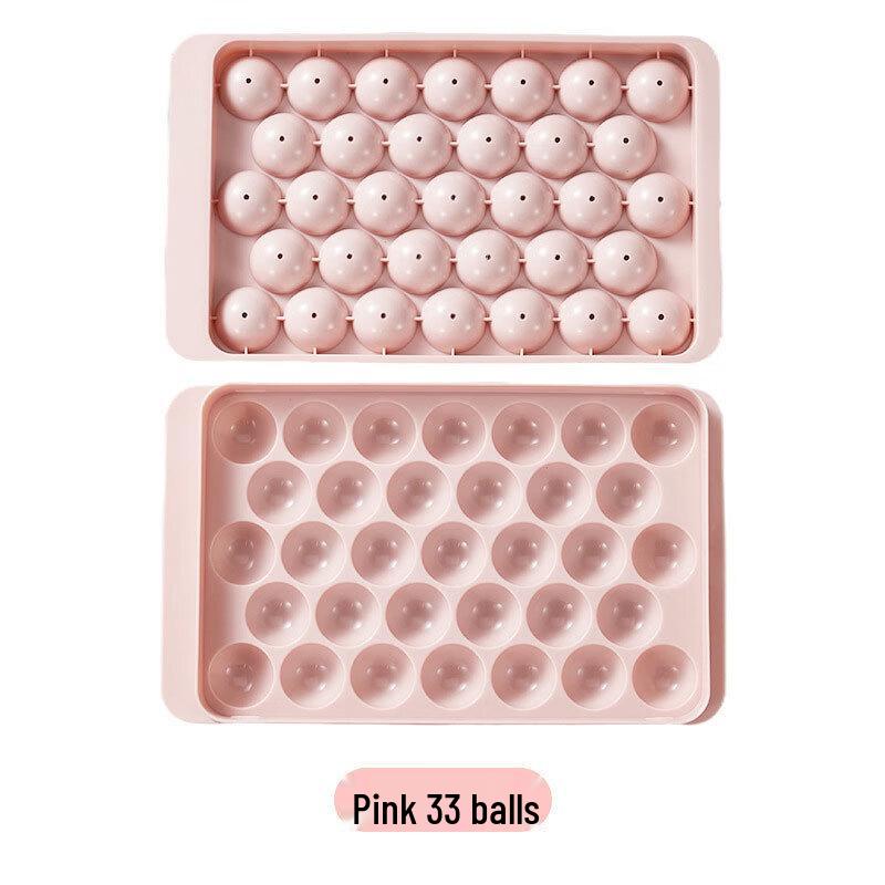 Wiederverwendbare Silikon Eiswürfelform mit Deckel - 5er Pack