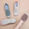 Summer new hollow women's shoes breathable casual one-pedal mother shoes light and comfortable mesh middle-aged and elderly lazy shoes