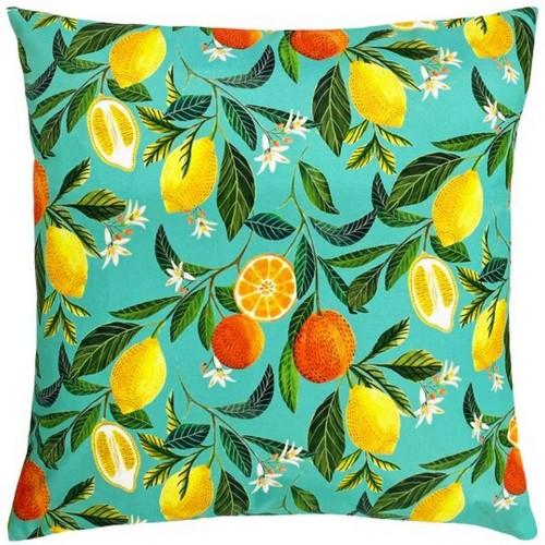 Evans Lichfield Orange Blossom Square Outdoor Cushion Cover