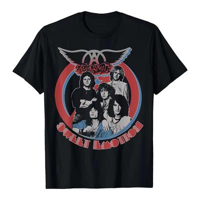 Aerosmith Aerosmith Amerikaanse Hardrockband Direct Injection Los Heren Dames T-shirt met korte mouwen