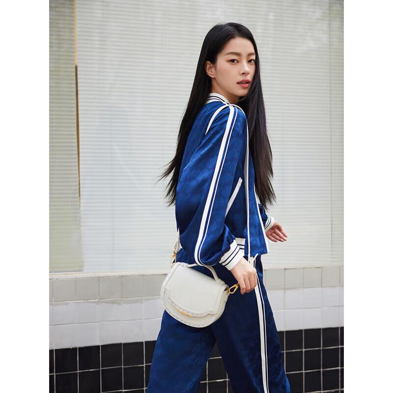 

EP YAYING Женский короткий жакет из тяжелого жаккардового шелка M 3