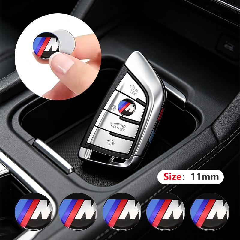 For BMW M 320Li 325Li 330Li 325i E60 E64 E70 E83 E85 E87 E90 E92 E71 11/14MM 3D Car Key Shell Stickers Auto Key Remote Fob Decal HC0