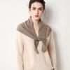 Damen Dreieckschal aus 100 % reinem Kaschmir, gehäkelt – Vielseitig, Warm, Herbst-/Winter-Mode-Schal