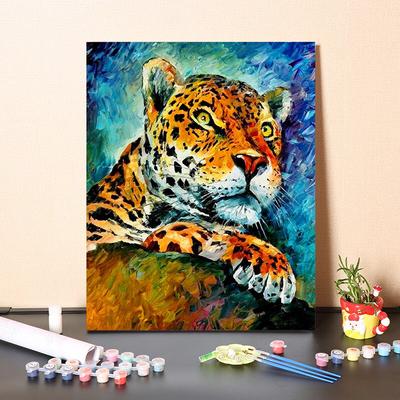 DIY Paint by Numbers Olejomalba Kit Plátno DIY Olejomalba podle čísel Nástěnné dekorace pro domácí dárky Umění a koníčky