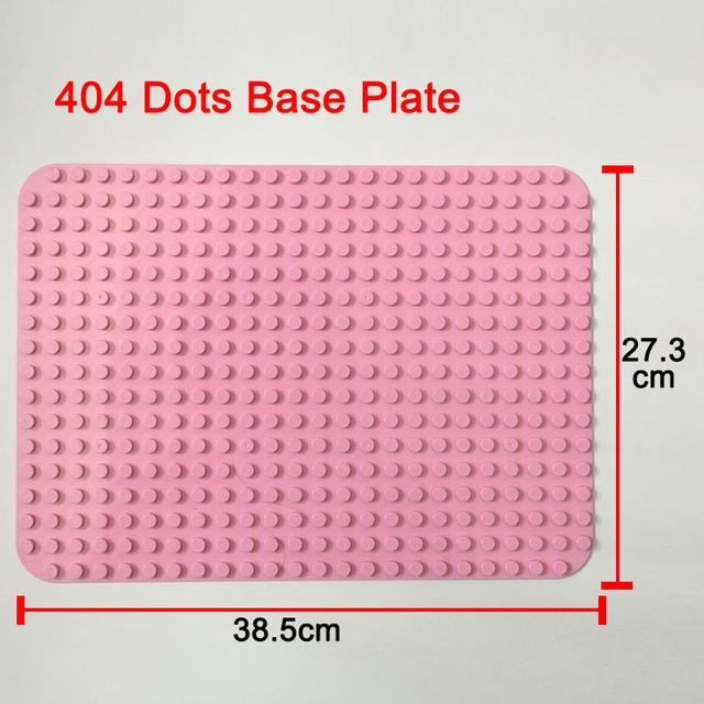 404 Dot Large Size  Baseplate Brick Big Size Plate Building Block Floor Accessories Leduo Particle Compatible Big Animal