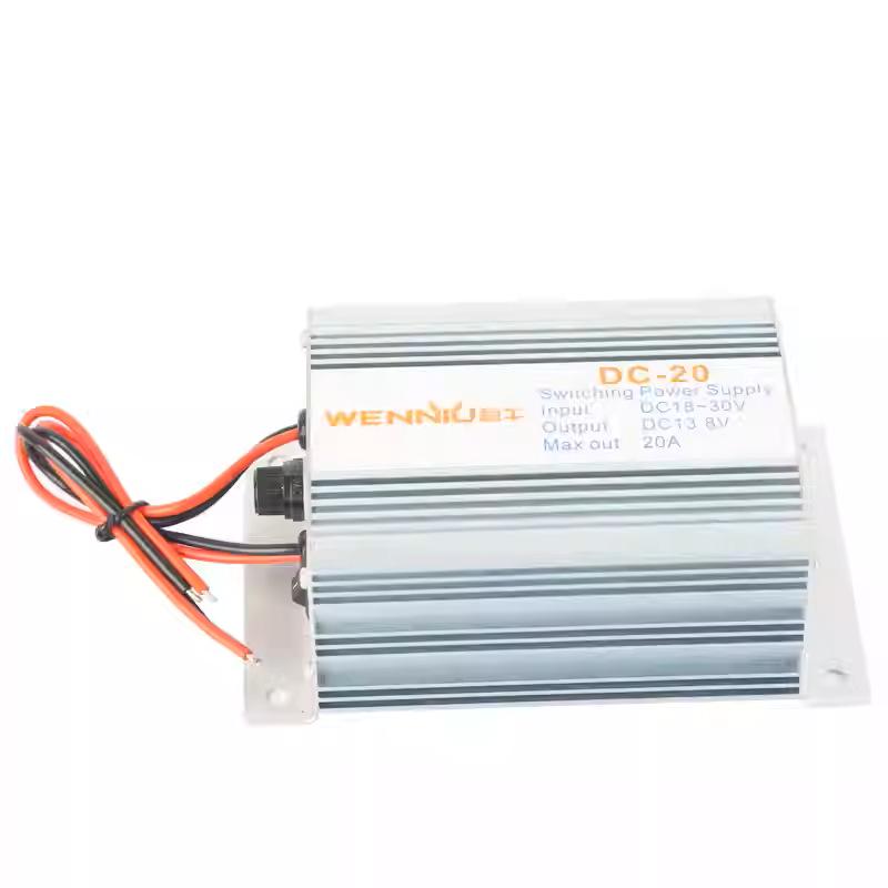 

DC-20 Vehicle Walkie-Talkie Transformer 24V to 13.8V Marine Voltage Regulator Power Supply