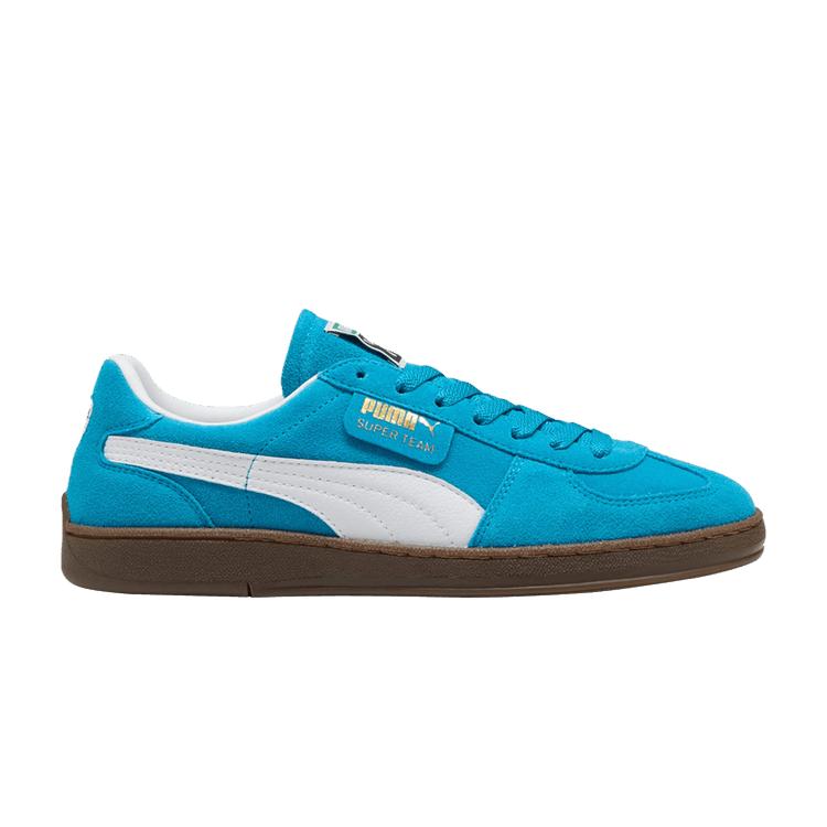 

Кроссовки унисекс Puma Super Team Suede Tropical Blue, белые 398528-05 36