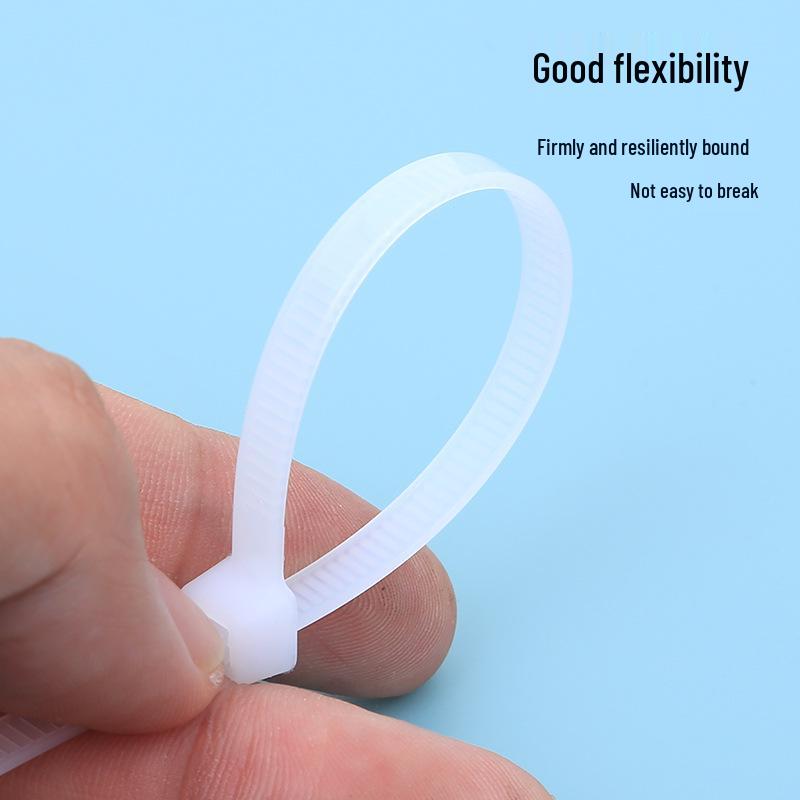 Self-Locking Nylon Cable Ties: Strong, Durable Straps in Black & White