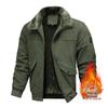 Men's Retro Corduroy Lambswool Lapel Jacket - Thickened Velvet Cotton Outerwear
