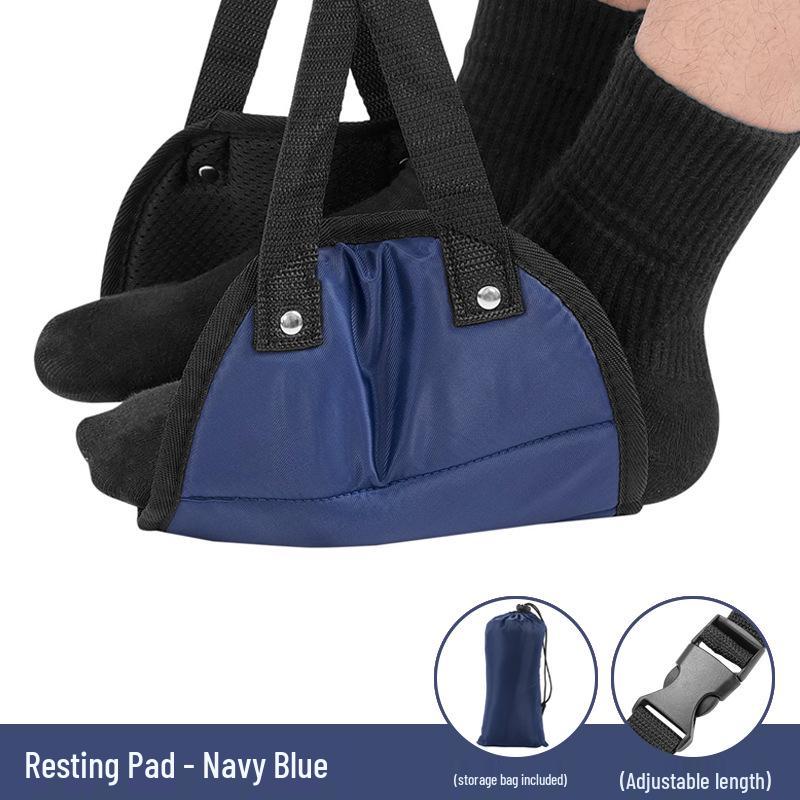 Compact Travel Foot Rest: Portable Foot Hammock for Airplanes, Trains, Cars, and Office Use.