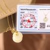 S925 Sterling Silver Hetian Jade Fu Character Necklace, Chinese Style Light Luxury Clavicle Chain for Women - Elegant Gift Accessory