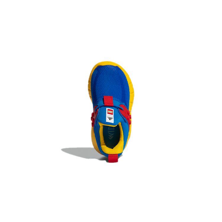Adidas LEGO X RapidaZen J Shock Blue Equipment Yellow Baby Sneakers Red FX9563