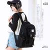 Aventura RCF-30674 Canvas Backpack Daypack with Insulated Bottle Pocket, Black