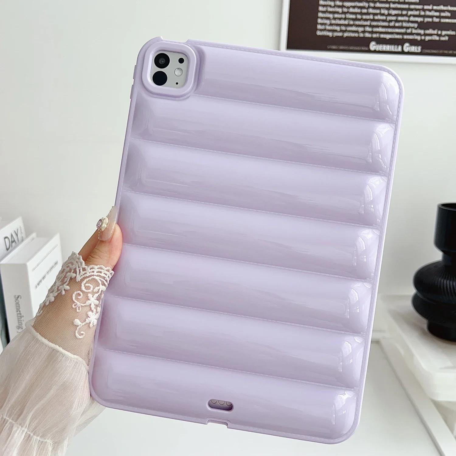 

Tablet Case For iPad 7 8 9 10th Air 4 5 Pro 2024 M4 2025 10.2 10.5 10.9 11 12.9 inch Mini Candy Color Cover Cases for Xiaomi Pad 5 6/5pro 6pro for Xiaomi Pad 6/6pro бузковий