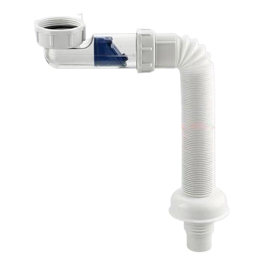 360 Degree Rotating Sink Waste Water Pipe Compatible with Standard Sinks