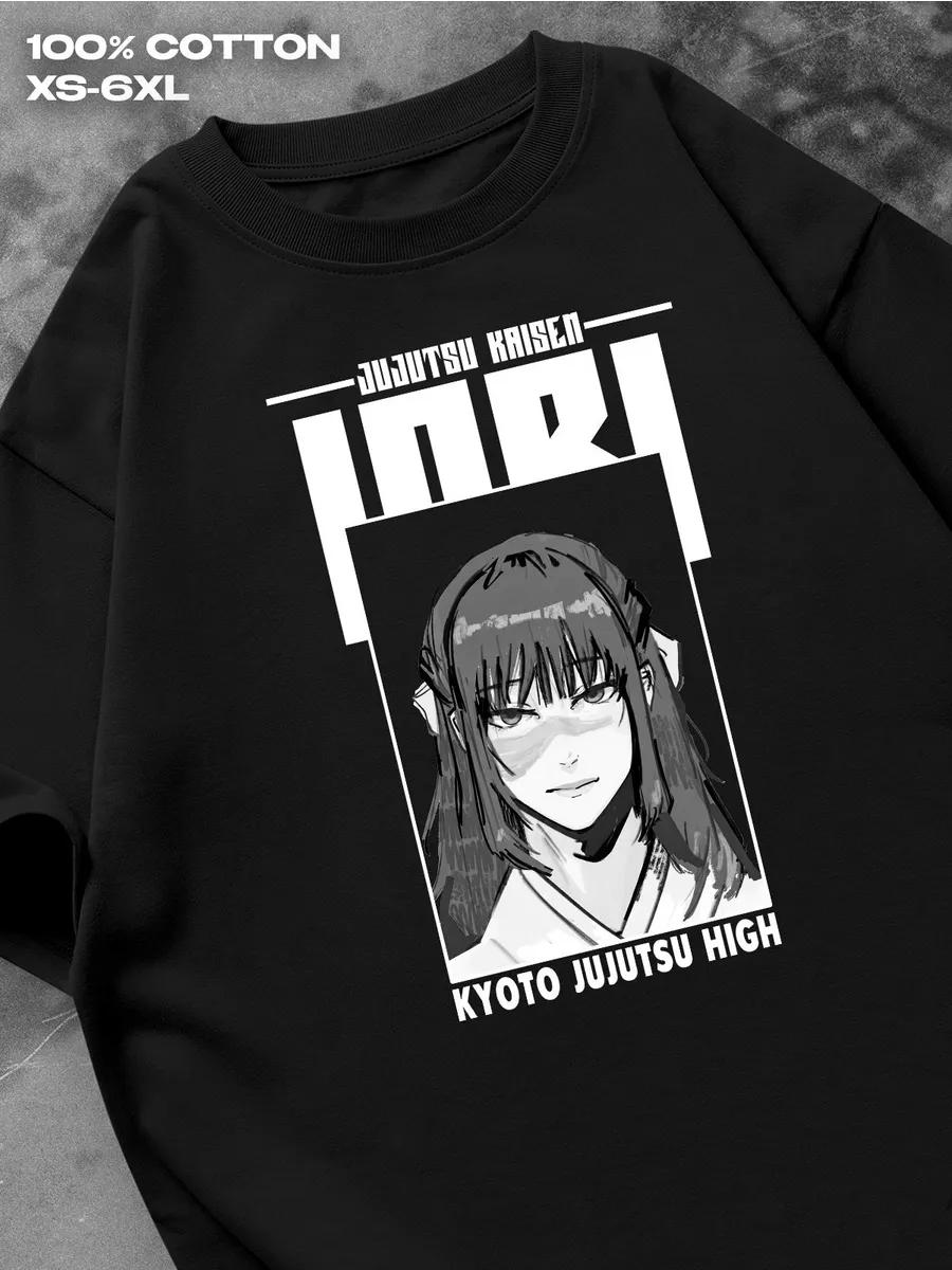 

Футболка Utahime Iori Мужская футболка Женские футболки с принтом букв Короткий рукав Футболка Повседневная Уличная футболка Топ L