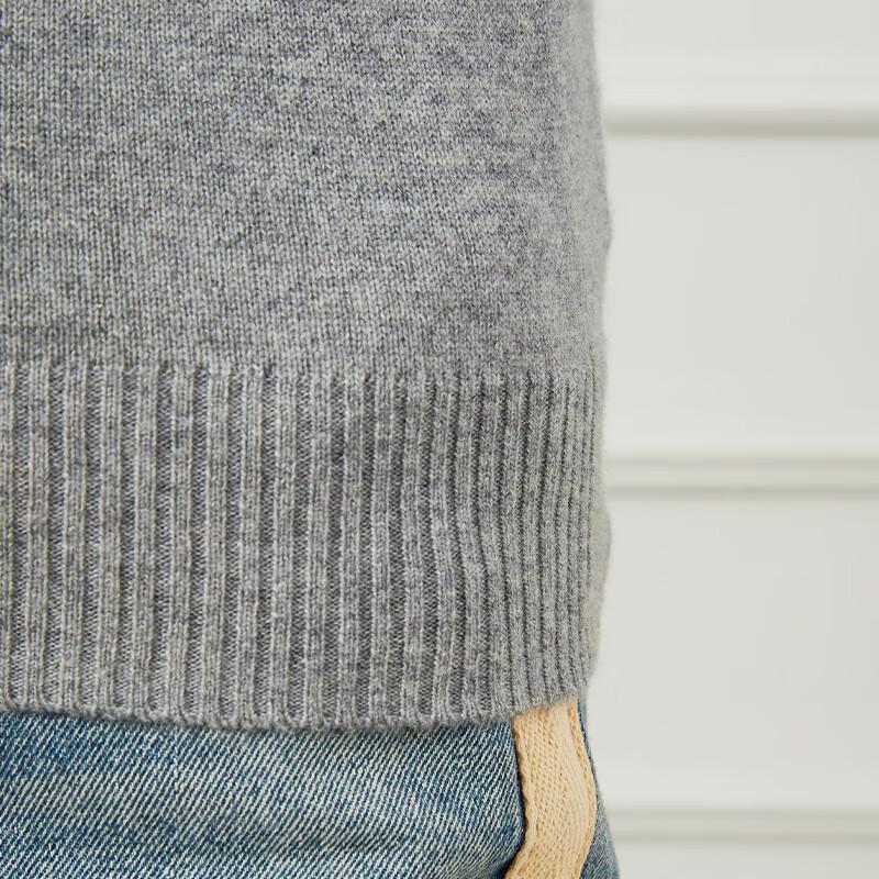 Hengyuanxiang Women's Pure Cashmere Two-Fold Collar Pullover Sweater