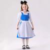 Halloween COS Alice Maid Costume Cute Girl Maid Dress Blue Performance Cosplay Outfis Fancy Halloween Carnival Festival Birthday Party Children