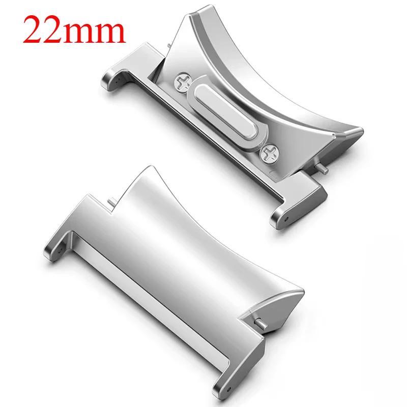 

1Pair Quick Fit Connector for Samsung Galaxy Watch 7 6 5 4 40 44mm for Galaxy Watch6 Classic 47 46 43 Tainless Steel Adapter