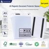 Porta-Documentos Magnético A5 - Exibidor de Cartões de Plástico Rígido para Quadro Branco/Frigorífico
