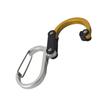 D-Shaped Aluminum Alloy Carabiner Clip Quickdraw Multi Function Safety Outdoor Camping Gear Accessory