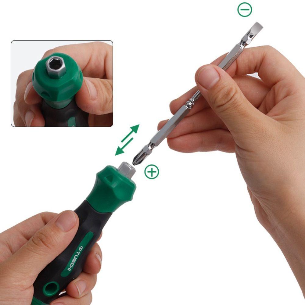 Slotted Corss Circuit Tool Double-head Screwdriver Bit High Quality Magnetic Screwdriver