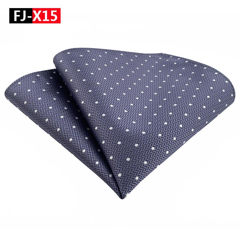 2025 Men's Versatile Floral Solid Color Polyester Pocket Square