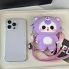 Nuova borsa in silicone cartone animato carina carina carina borsa mini portaoggetti per bambini borsa portamonete borsa a tracolla versatile per bambina che esce
