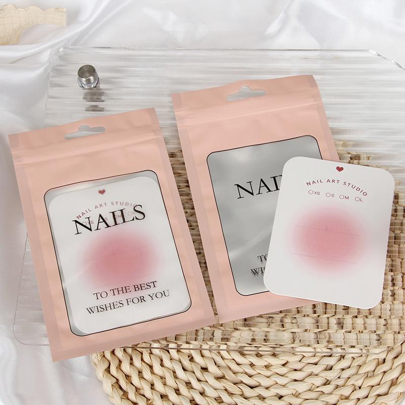 10Pcs Nail Display Fake Nails Card Decoration Storage Package For Press On Nails Jewelry Display Photograph Props Nail Salon