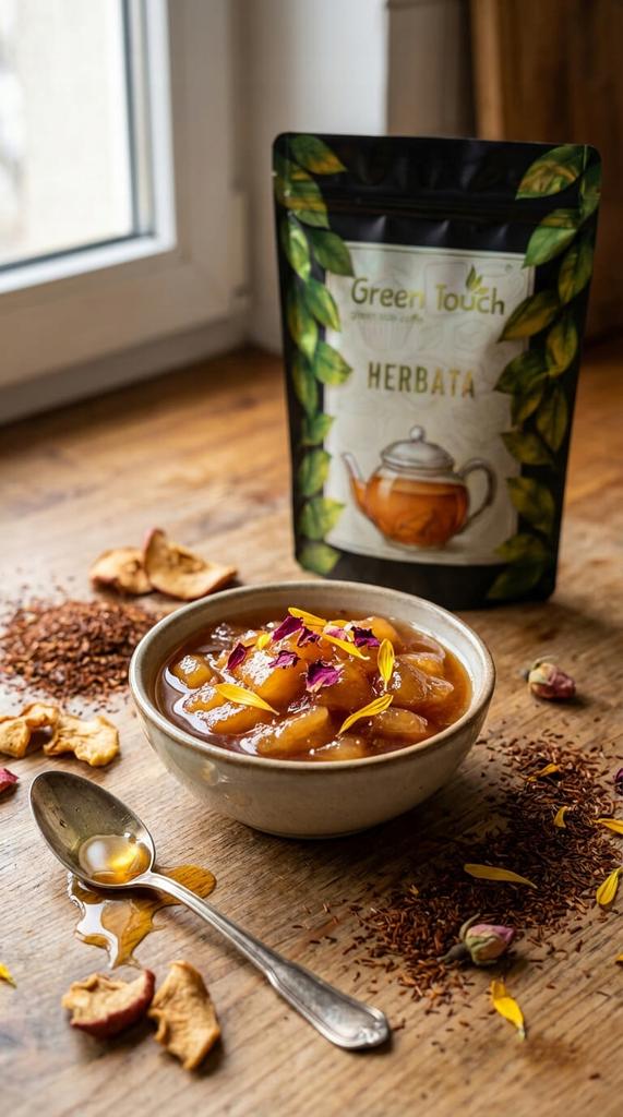 Herbata Rooibos Kwiat Afryki 50 G Jabłko Róża Słonecznik Bez Kofeiny