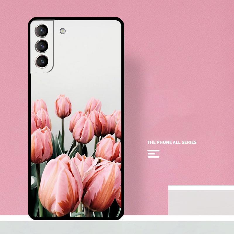 Tulips Flower Phone Case For Samsung Galaxy S26 S25 S24 S20 S21 S22 S23 Ultra S10 Plus S25 FE Cover Coque